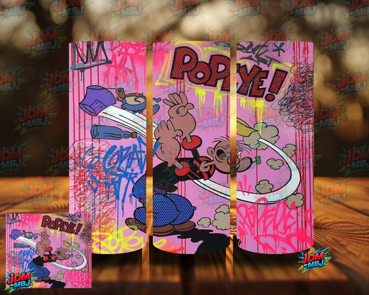 Inspired by Pop Eye Sublimation Print