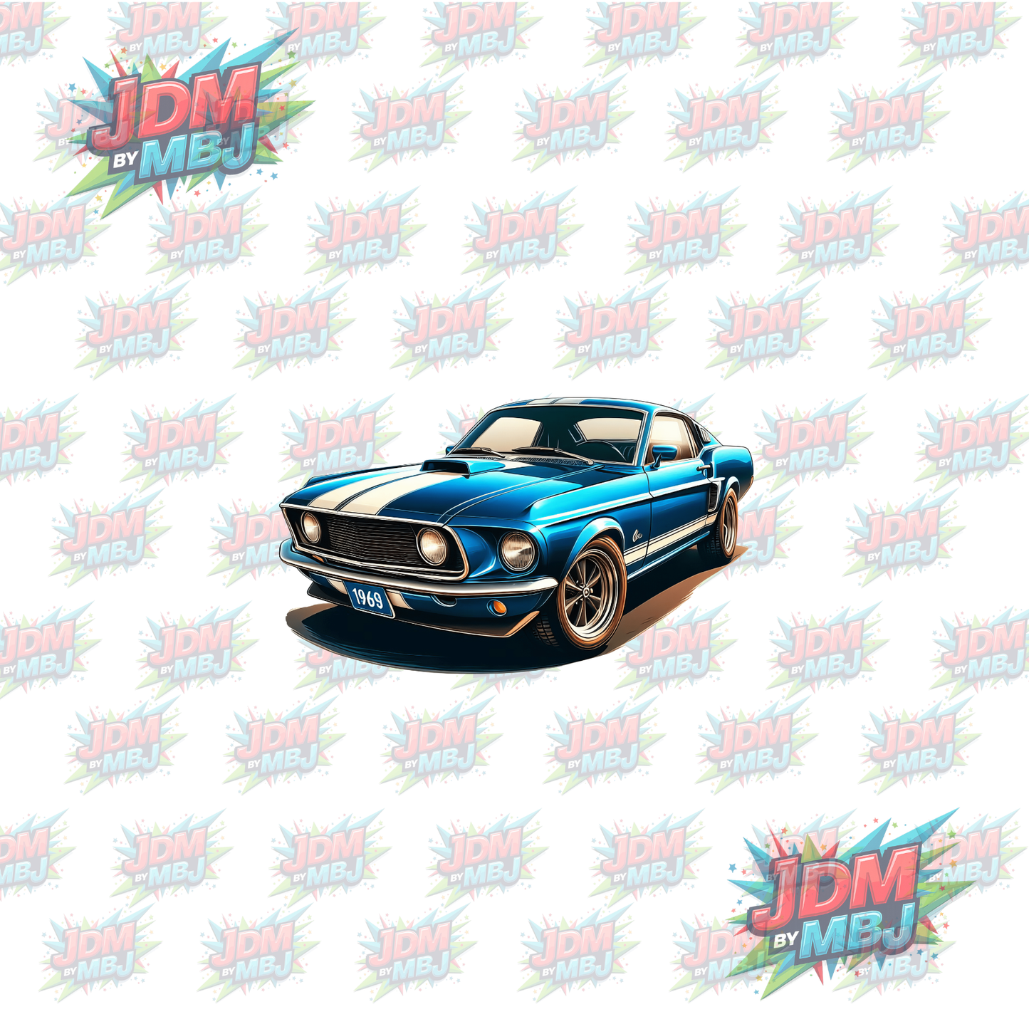 Iron On - Classic Vintage Cars DTF 20cm