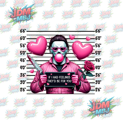 Iron On - Horror Framed DTF 20cm