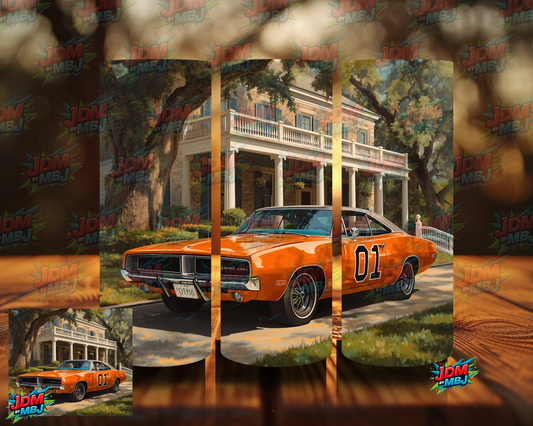 Inspired by General Lee / Dukes of Hazzard Sublimation Prints