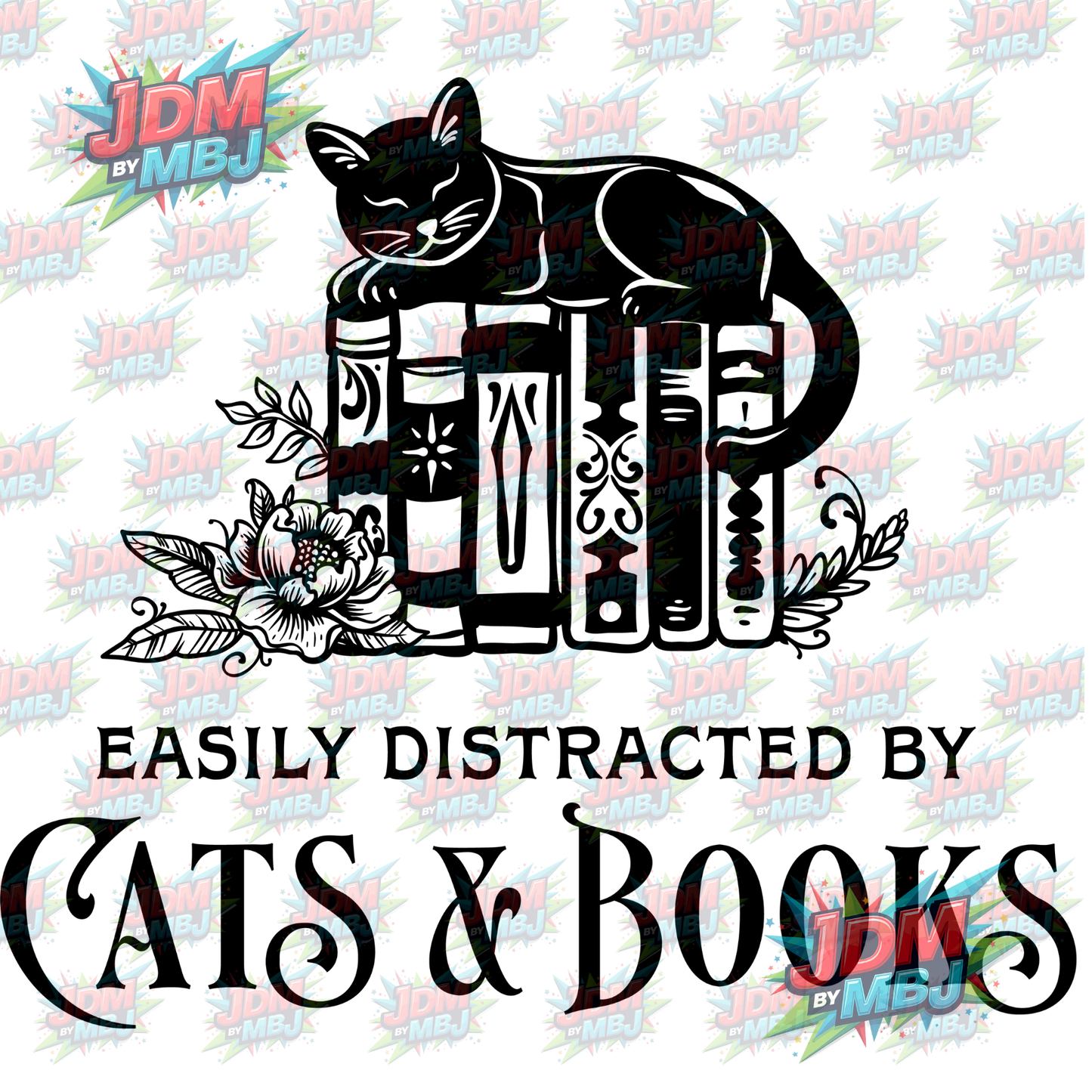 Iron On - Easily Distributed (Cat) DTF 20cm