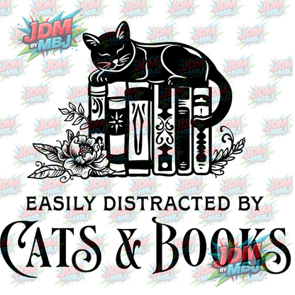 Iron On - Easily Distributed (Cat) DTF 20cm