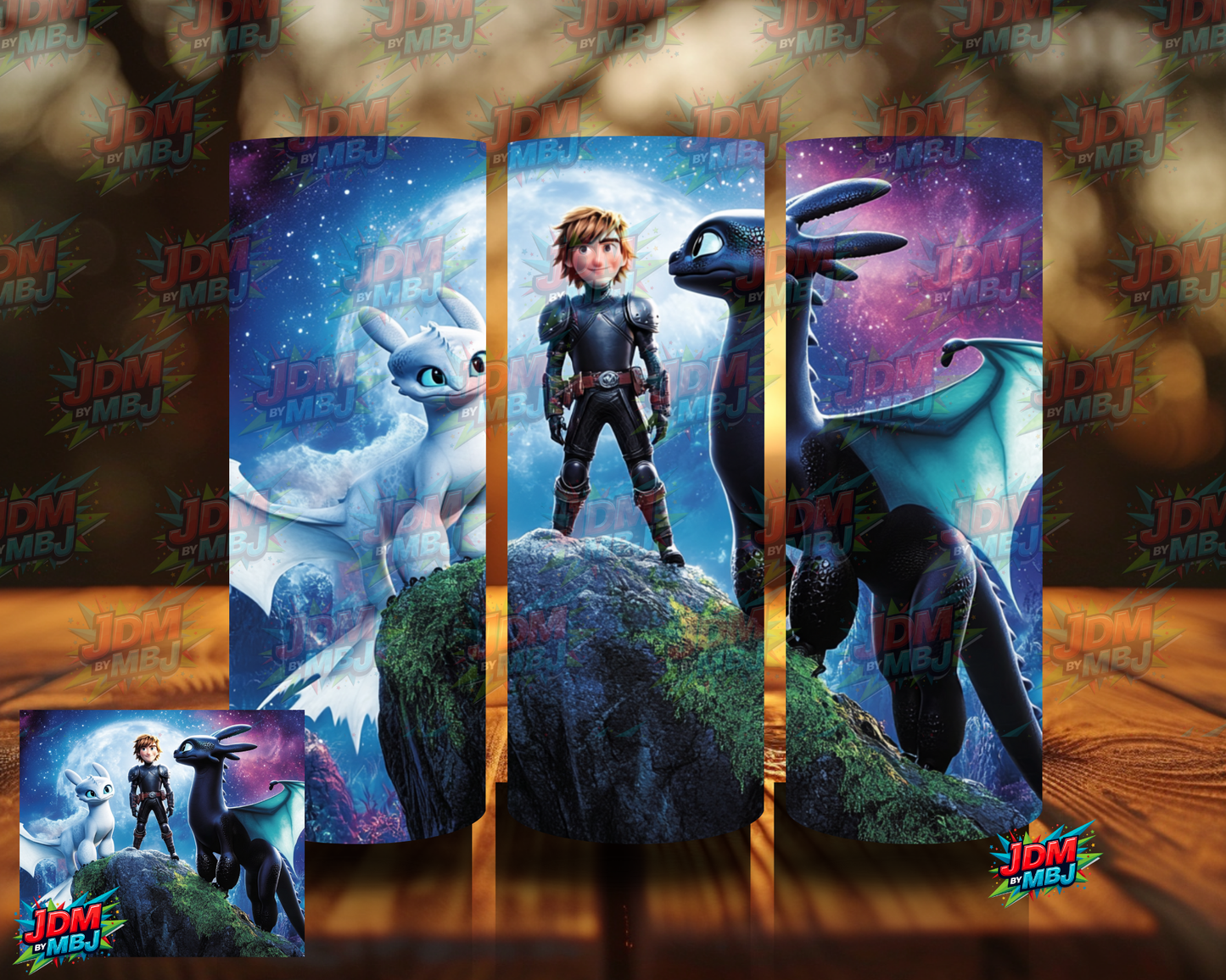 Inspired by Toothless Sublimation Prints