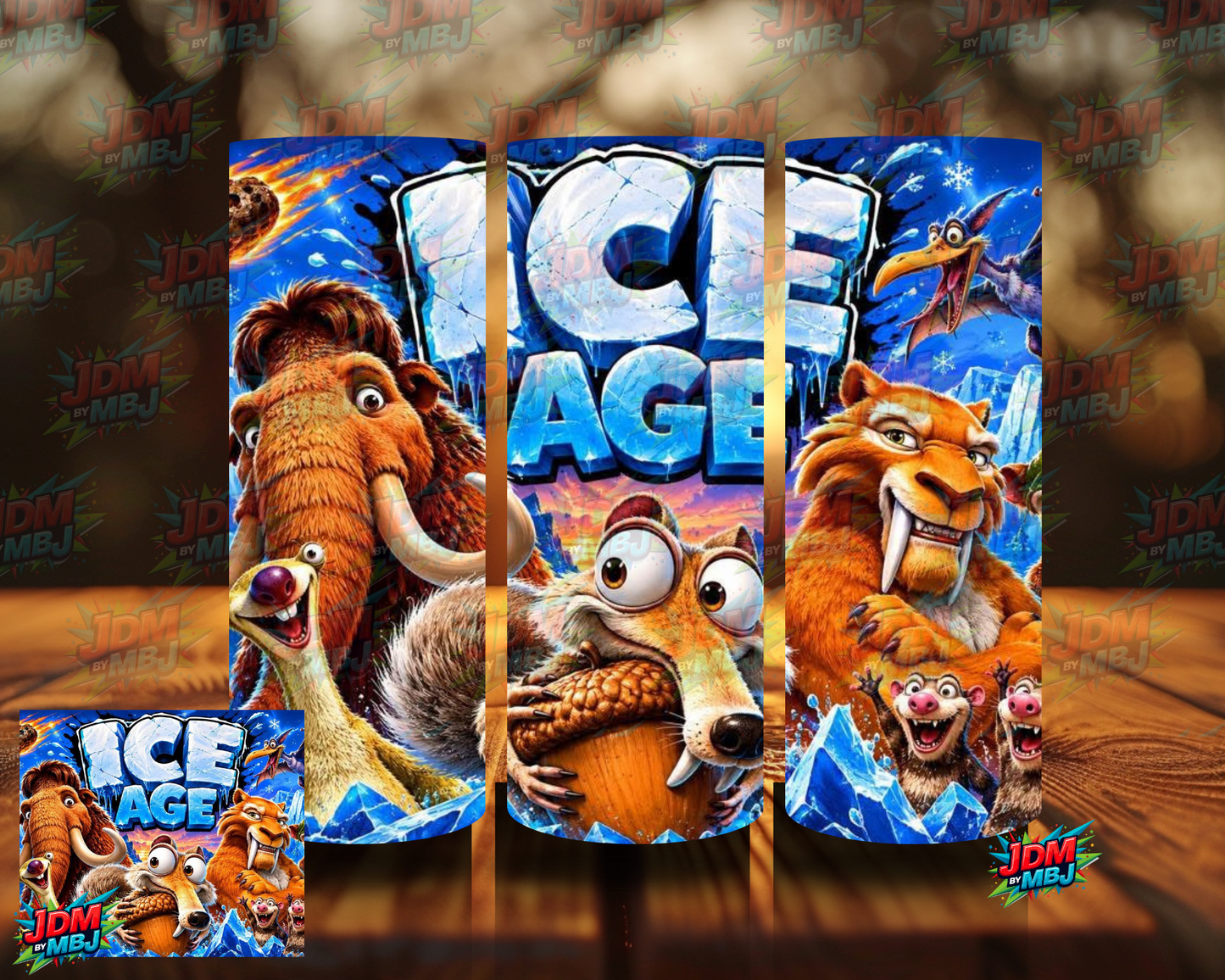 Inspired by Ice Age Sublimation Prints
