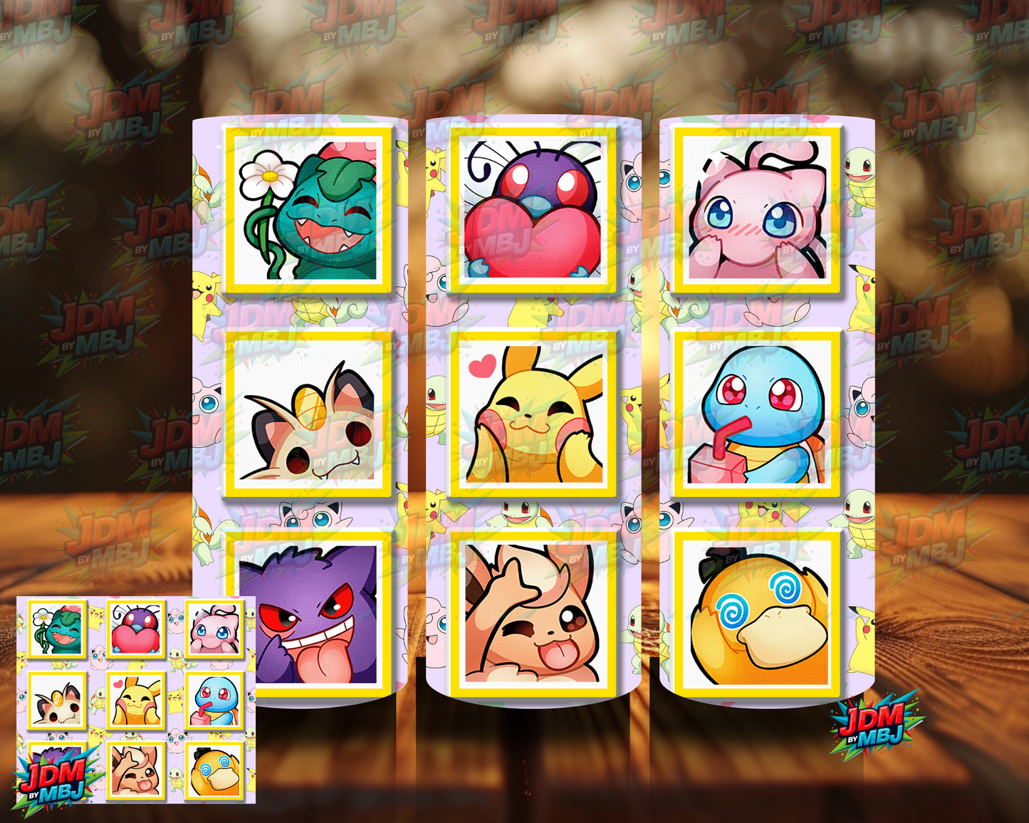 Inspired by Pokémon Sublimation Prints