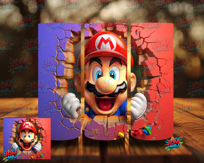 Inspired by Super Mario Sublimation Prints