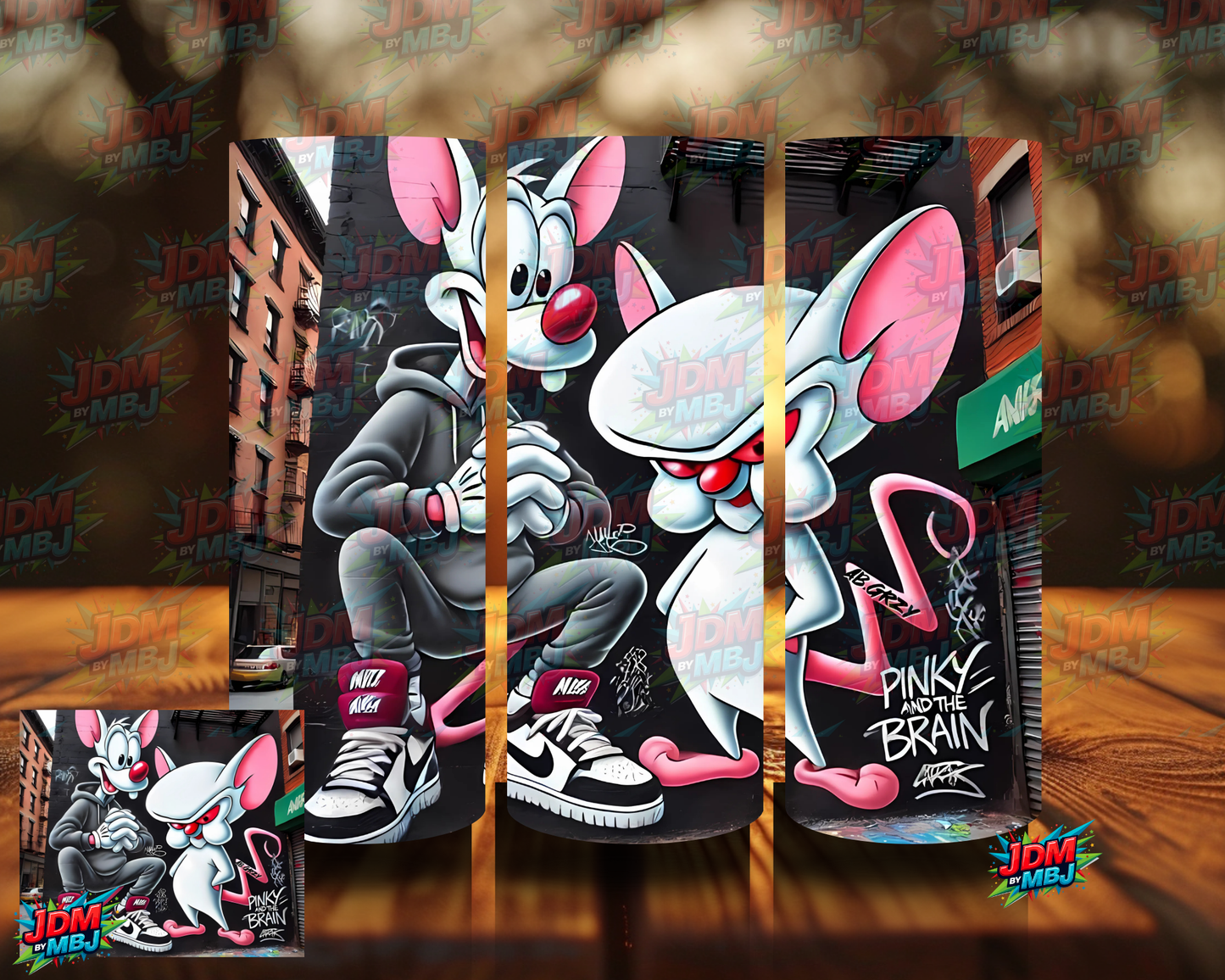 Inspired by Pinky & The Brain Sublimation Prints