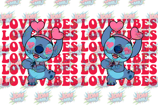 Stitch "Love Vibes" UV Wrap