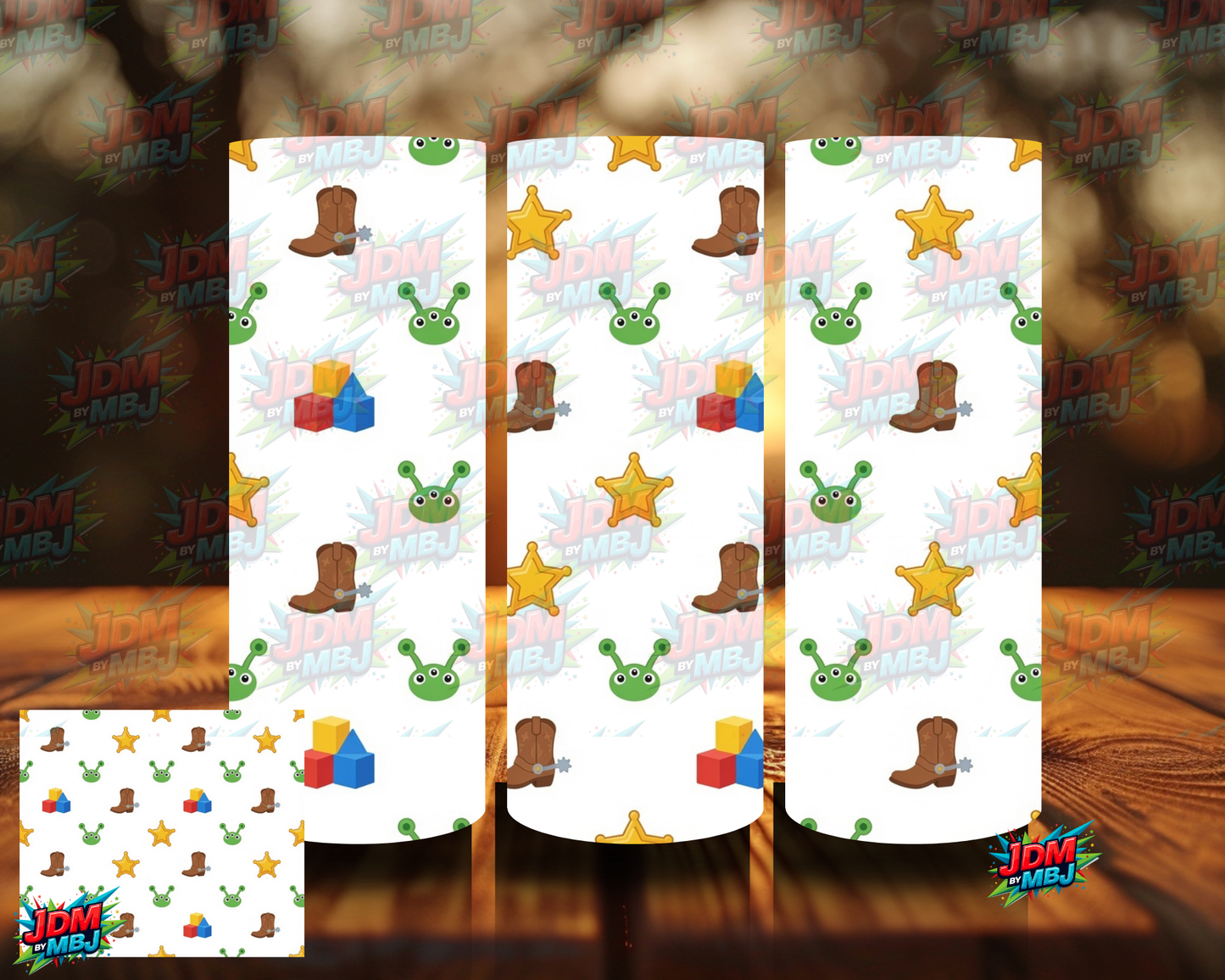 Inspired by Toy Story Patten Sublimation Prints