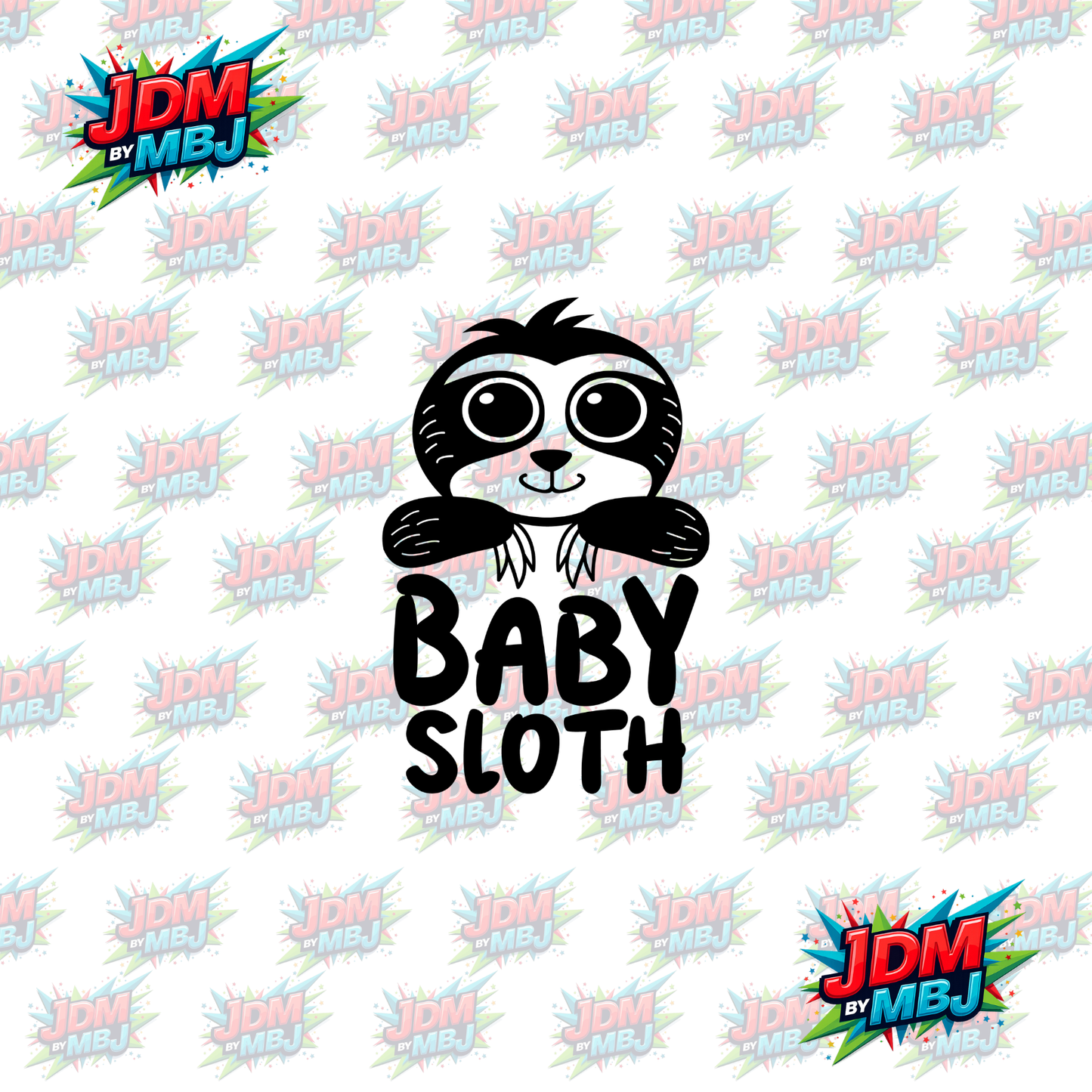 Iron On - Sloth DTF 20cm
