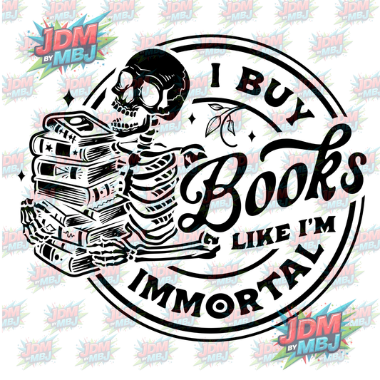 Iron On - I Buy Books Like... DTF 20cm