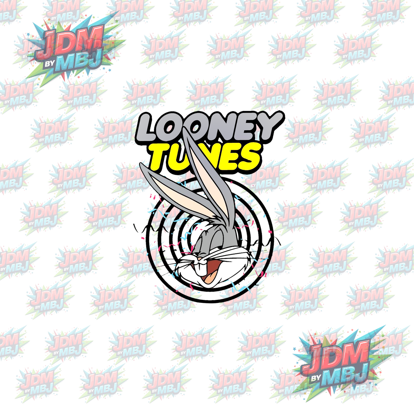Pegatina termoadhesiva de Looney Tunes (25 cm)