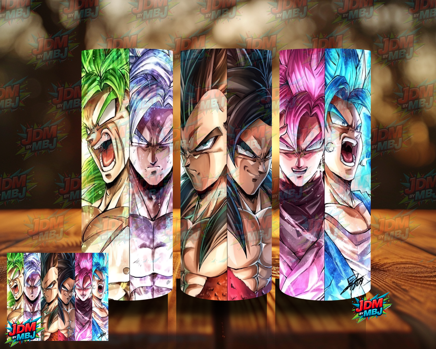 Inspired by Dragon Ball Z Sublimation Prints