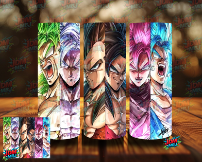Inspired by Dragon Ball Z Sublimation Prints