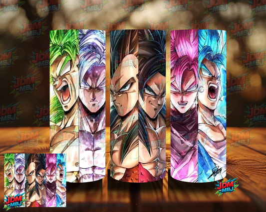 Inspired by Dragon Ball Z Sublimation Prints
