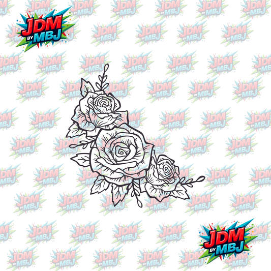 Iron On - Roses DTF 20cm
