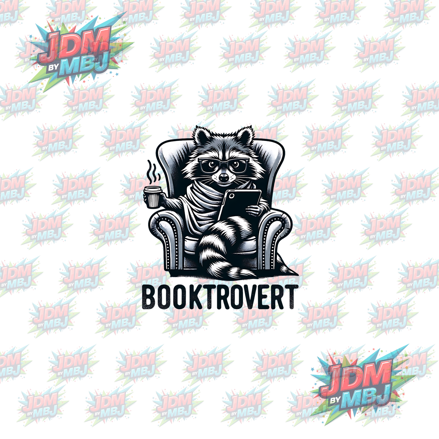 Iron On - Booktrovert DTF 20cm