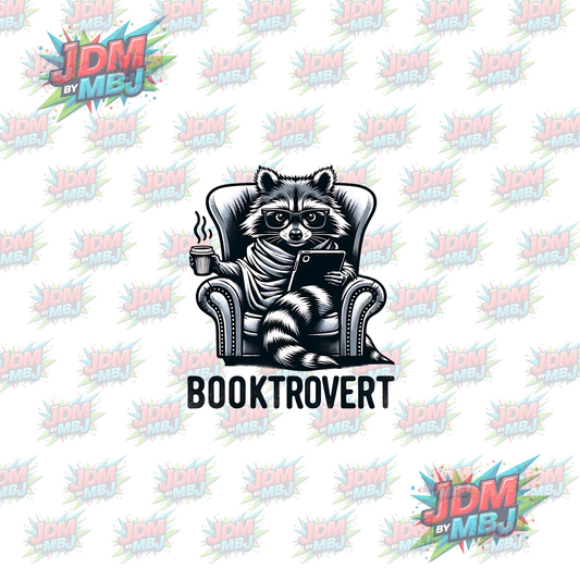 Iron On - Booktrovert DTF 20cm