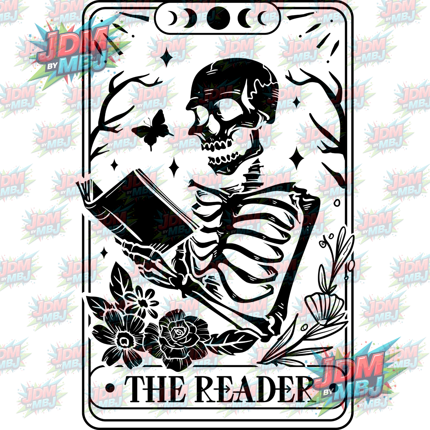Iron On - The Reader DTF 20cm