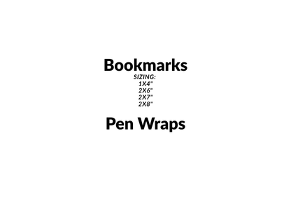 Bookmark/Pen Sublimation Prints