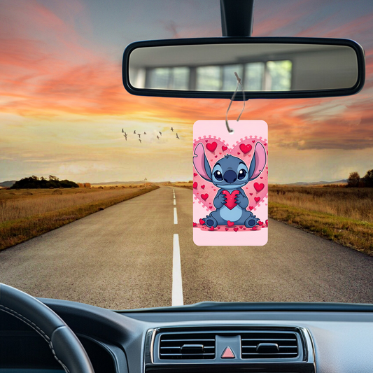 Inspired by Stitch Car Air Freshener Sublimation Prints