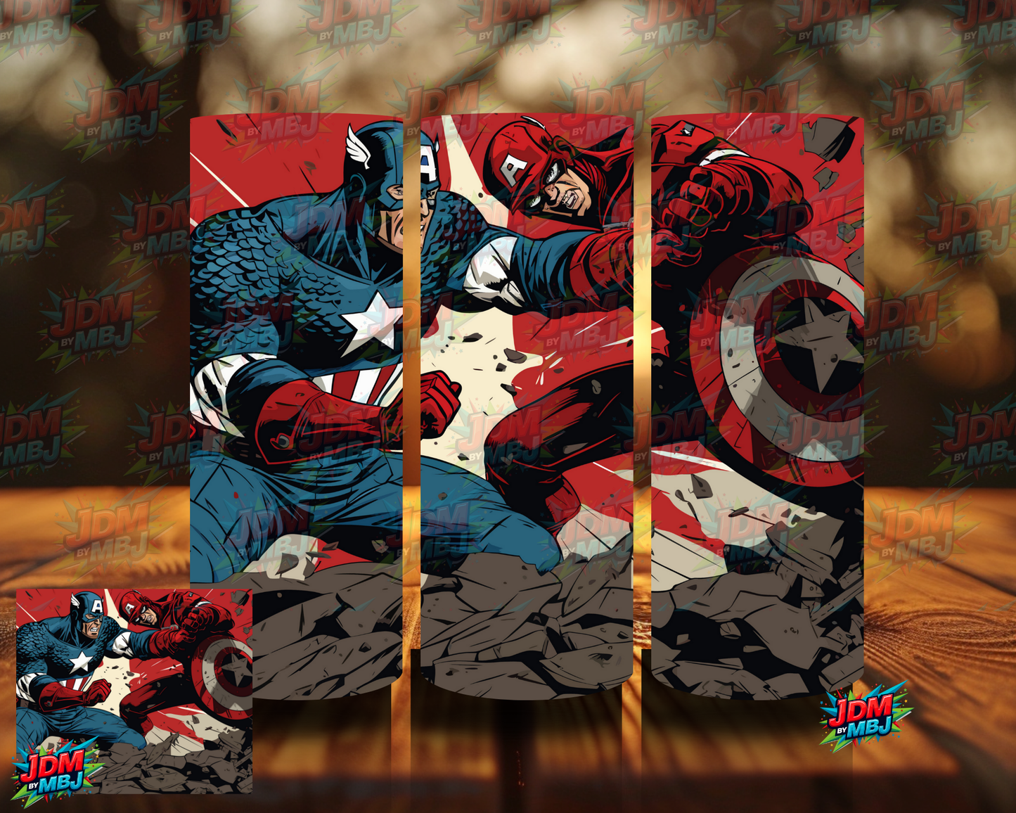 Inspired by Captain America Sublimation Prints