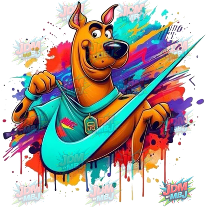 Vinilo termoadhesivo de Scooby Doo (DTF) de 25 cm