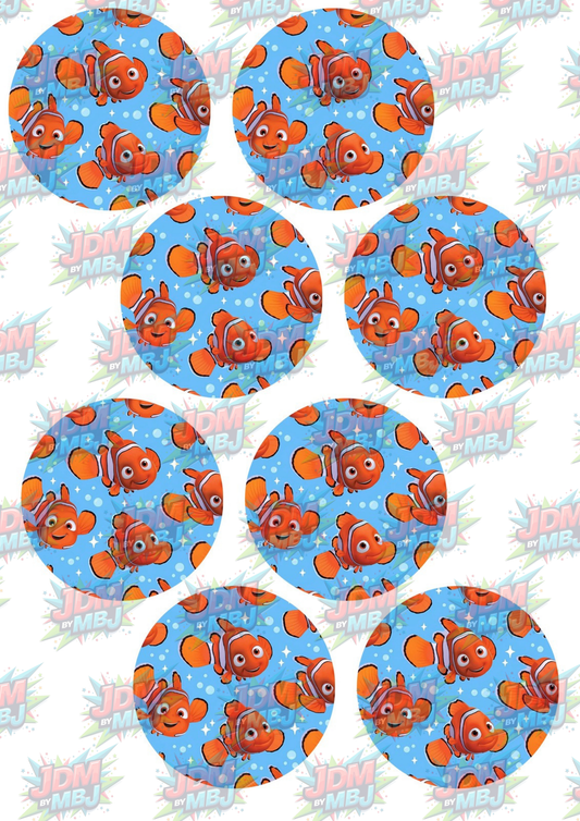 Inspired by Finding Nemo Coasters Sublimation Prints