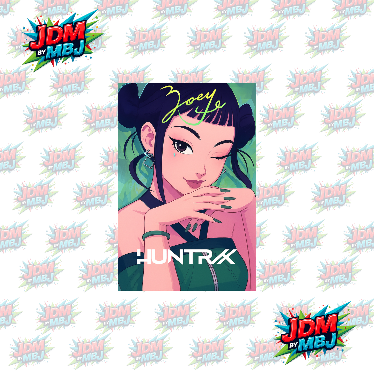 Iron On - Zoey "K-POP Demon Hunters" DTF 20cm