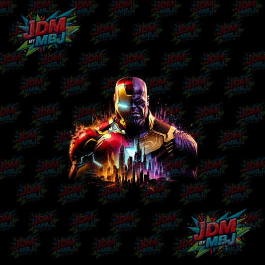 Iron On - Superhero Halftone DTF