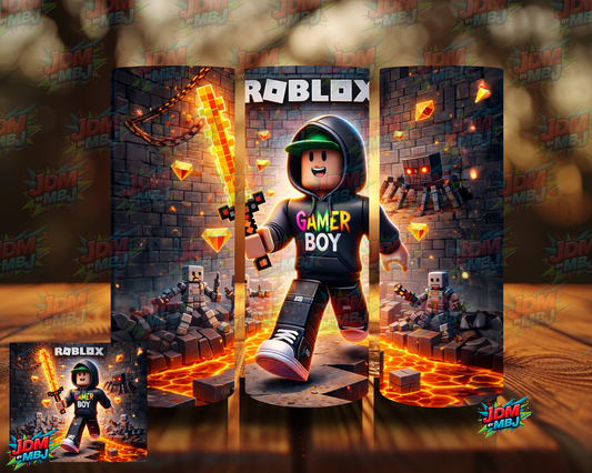 Inspired by Roblox Gamer Boy Sublimation Prints
