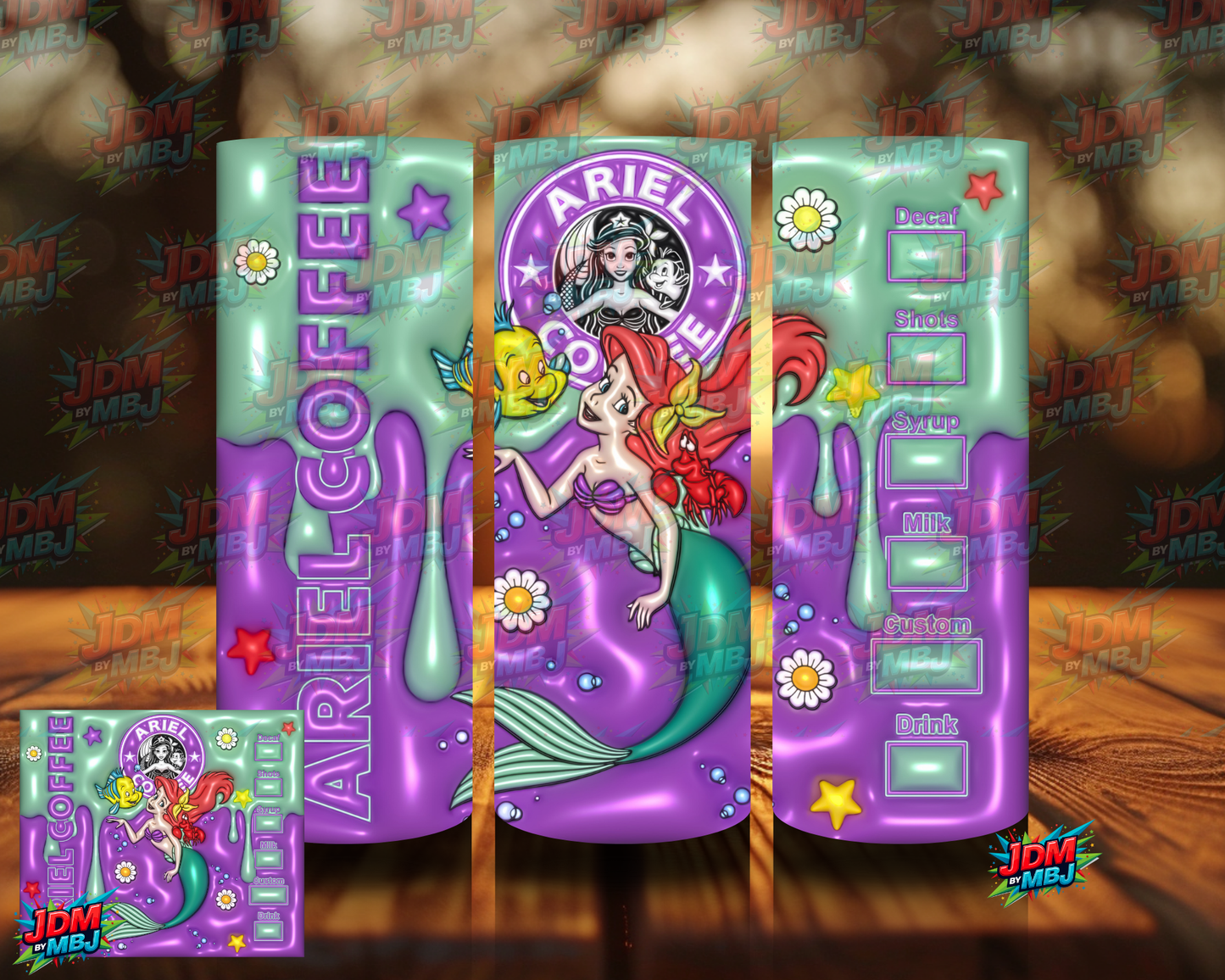 Bubble Style "Coffee" Sublimation Prints