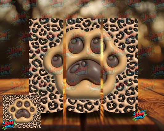 Bubble Style "Paws" Sublimation Prints