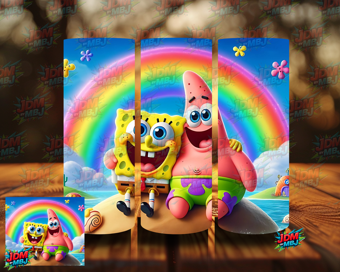 Inspired by Sponge Bob Square Pants Sublimation Prints
