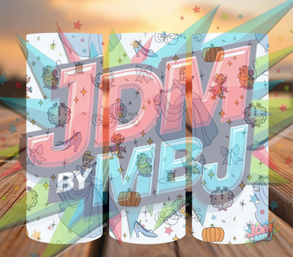 Inspirado en las impresiones de sublimación de Cenicienta