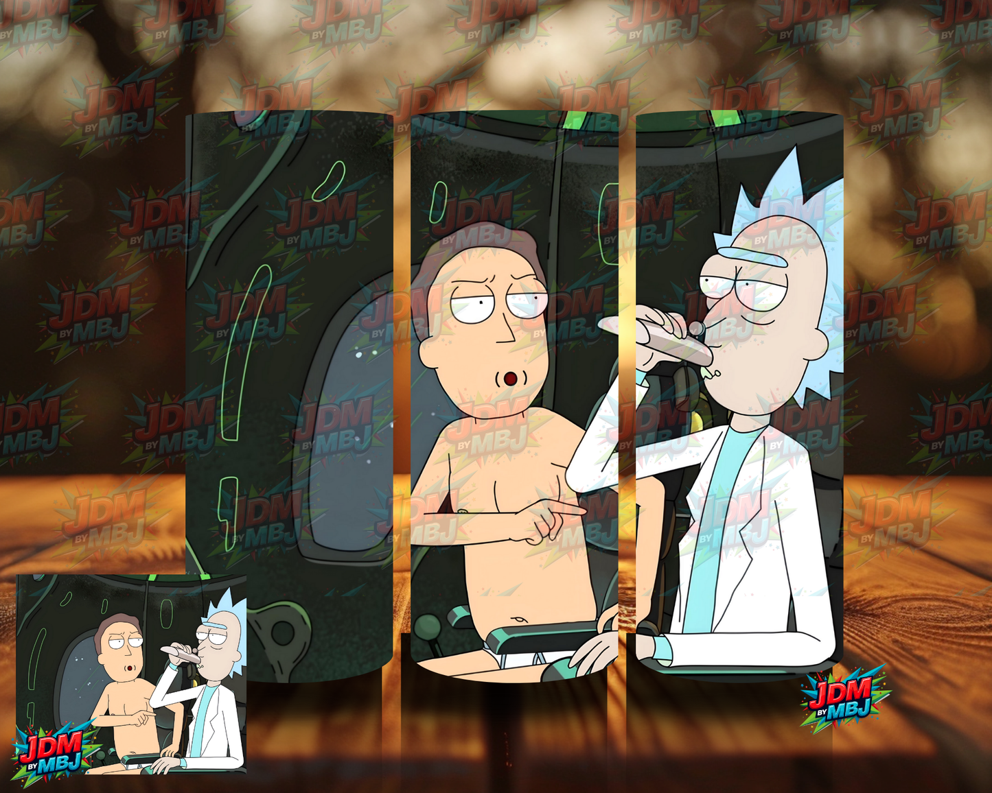 Inspired by Rick & Morty Sublimation Prints