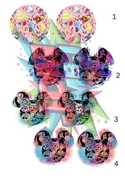 Impresiones por sublimación de posavasos para coche (8 por página)