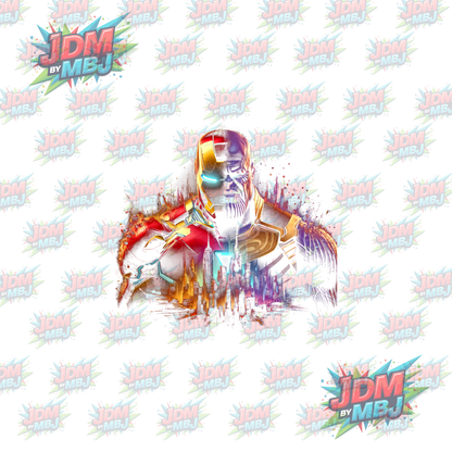 Iron On - Superhero Halftone DTF