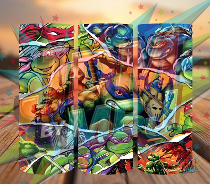 Inspirado en las impresiones de sublimación de las Tortugas Ninja Adolescentes