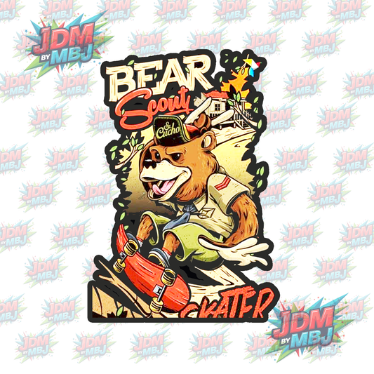 Iron On - Bear Scout DTF 20cm