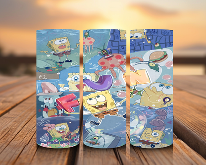 Inspired by Sponge Bob Square Pants Sublimation Prints