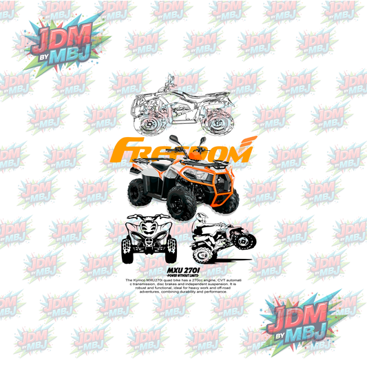 Iron On - Motorcycle  DTF