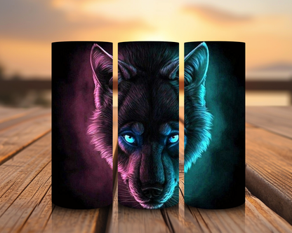 Inspirado en impresiones de sublimación de lobos