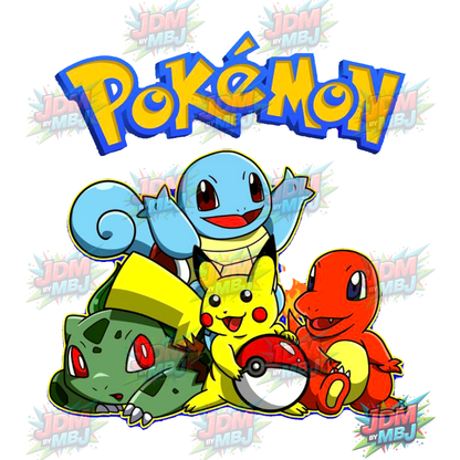 Planchado - Pokémon DTF 25cm