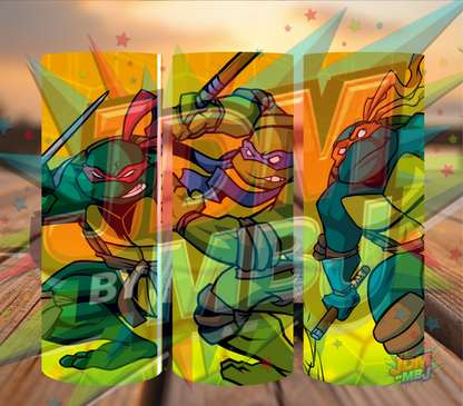 Inspirado en las impresiones de sublimación de las Tortugas Ninja Adolescentes