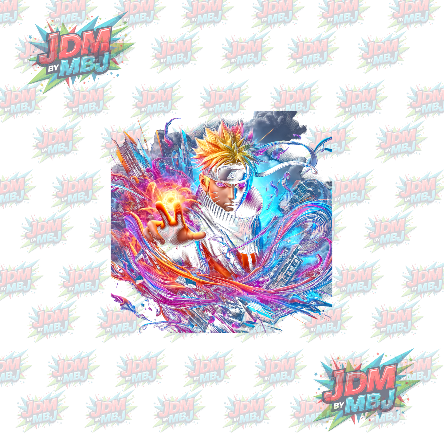 Iron On - Naruto 'Halftone' DTF