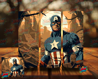 Inspired by Captain America Sublimation Prints