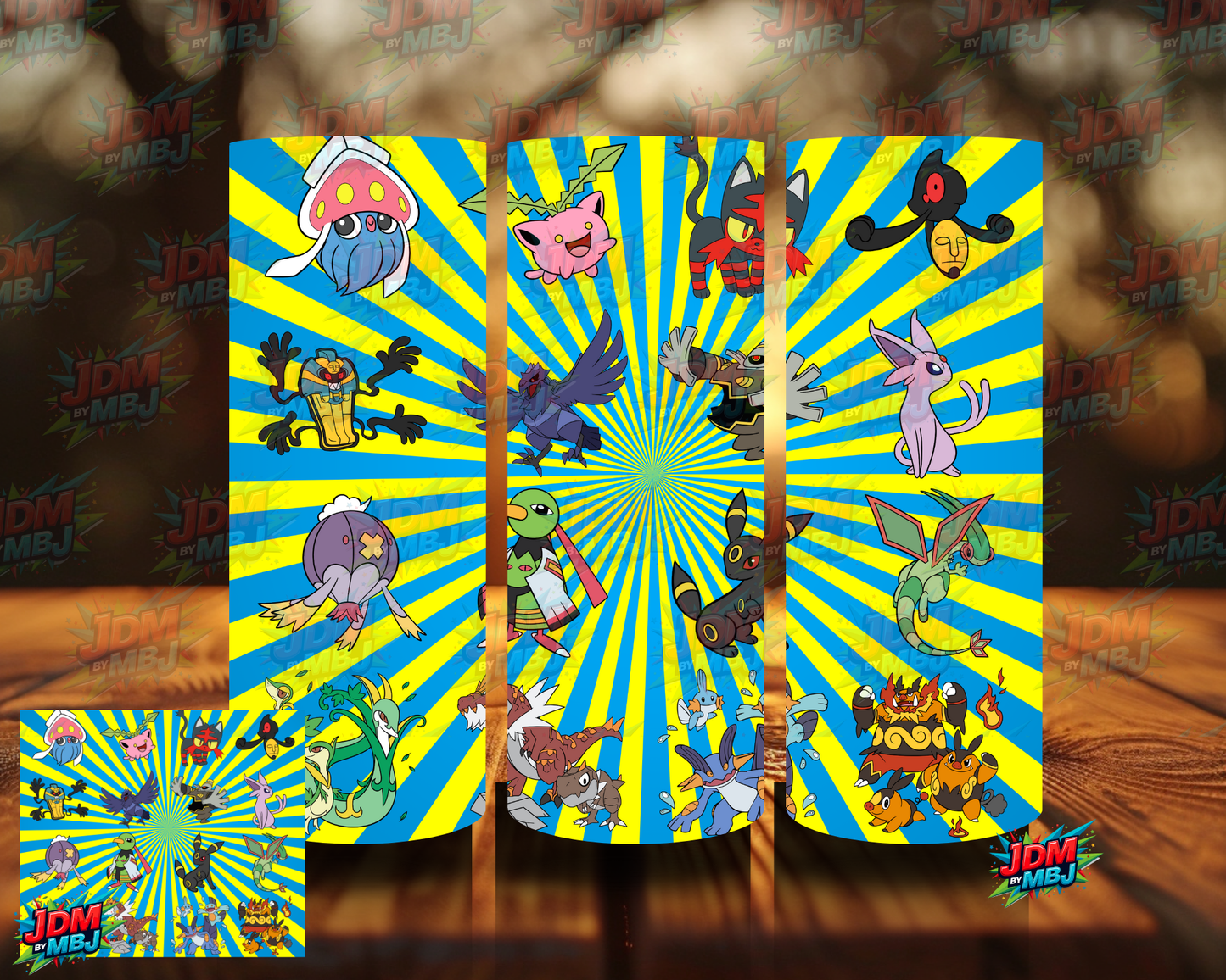 Inspired by Pokémon Sublimation Prints