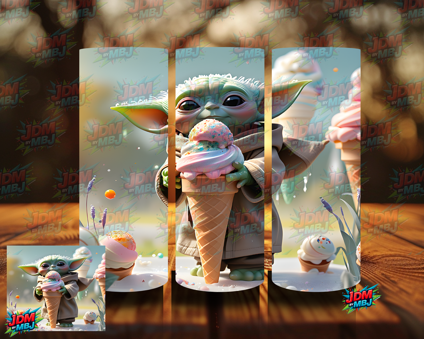 Inspired by Yoda Sublimation Prints