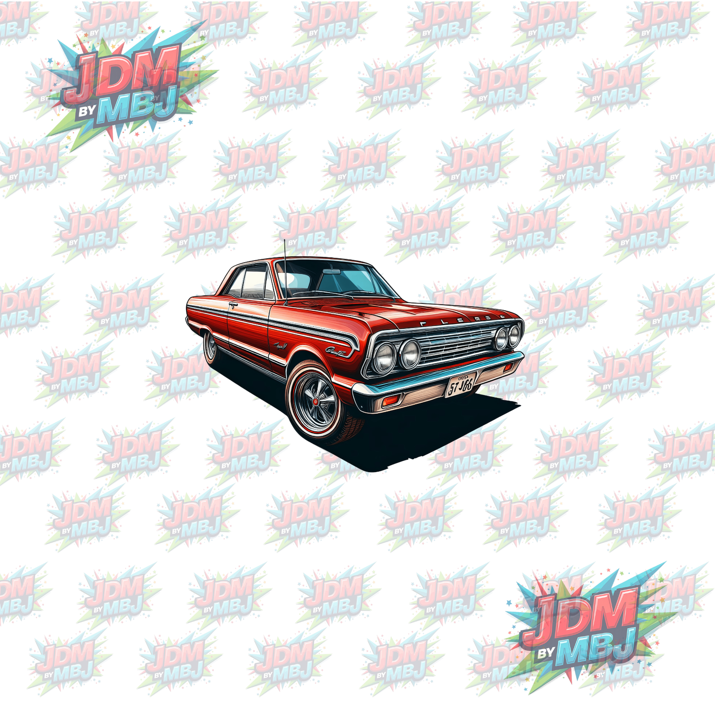 Iron On - Classic Vintage Cars DTF 20cm
